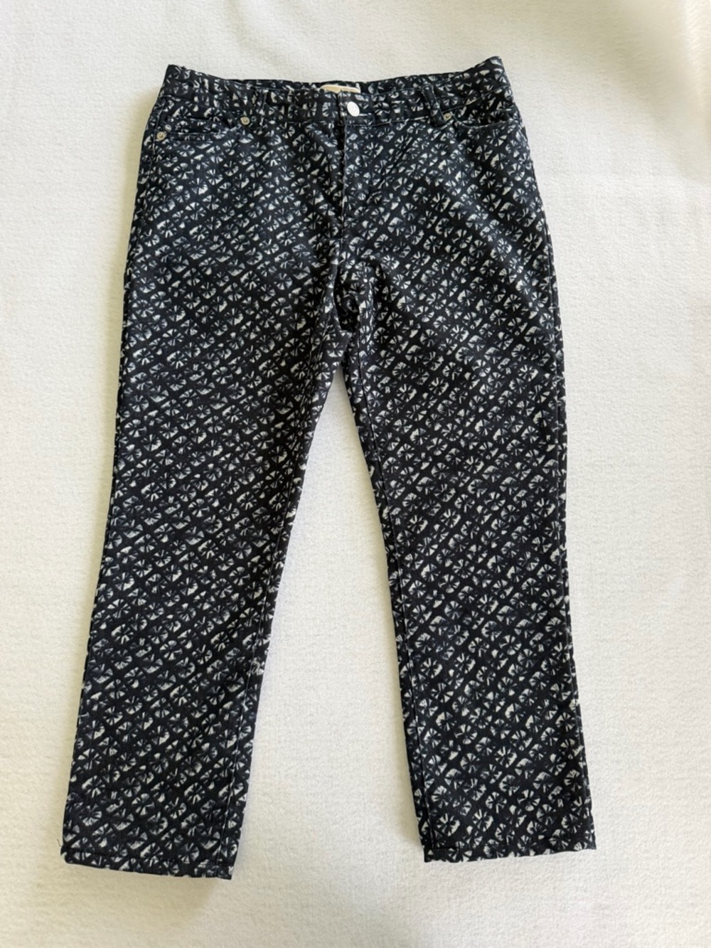 MICHAEL Michael Kors  Navy and White Printed Pants
